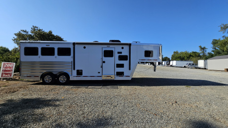 New 2026 Featherlite Trailers 9808 GOOSENECK 8.5X30 Horse Trailer