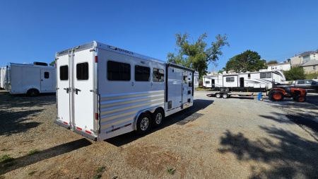 New 2026 Featherlite Trailers 9808 GOOSENECK 8.5X30 Horse Trailer