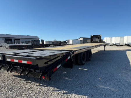 New 2026 H&H 102"x30'+5' 24k HD LowProfile Dovetail Super Deluxe Ramps Gooseneck Deckover Trailer