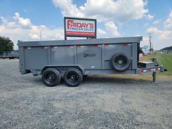New 2026 Delco Trailers D5 16X83 Telescopic Dump Trailer