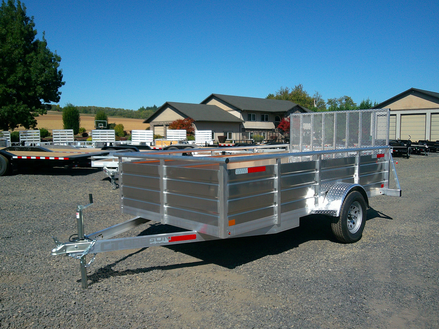 New 2026 Eagle Trailers 6x12 Aluminum Utility Trailer