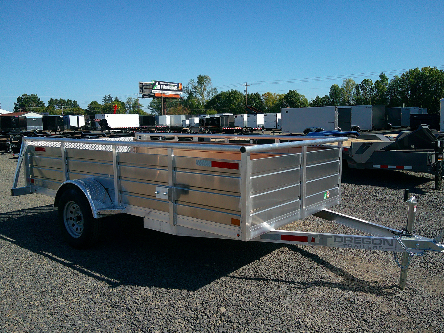 New 2026 Eagle Trailers 6x12 Aluminum Utility Trailer