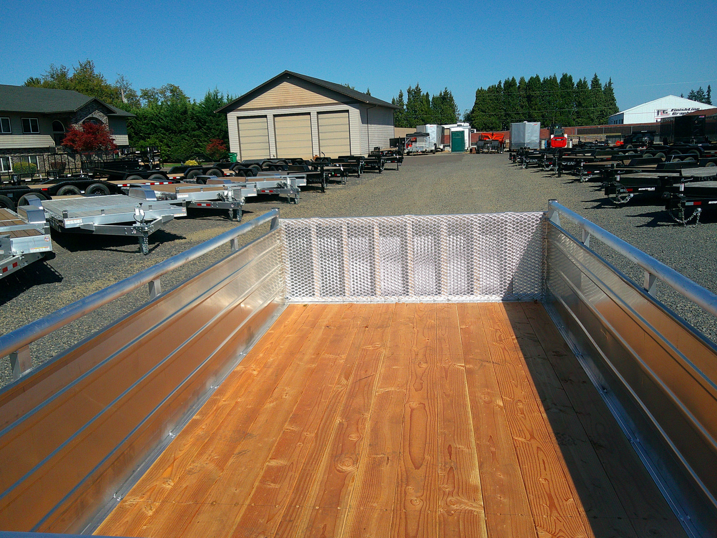 New 2026 Eagle Trailers 6x12 Aluminum Utility Trailer