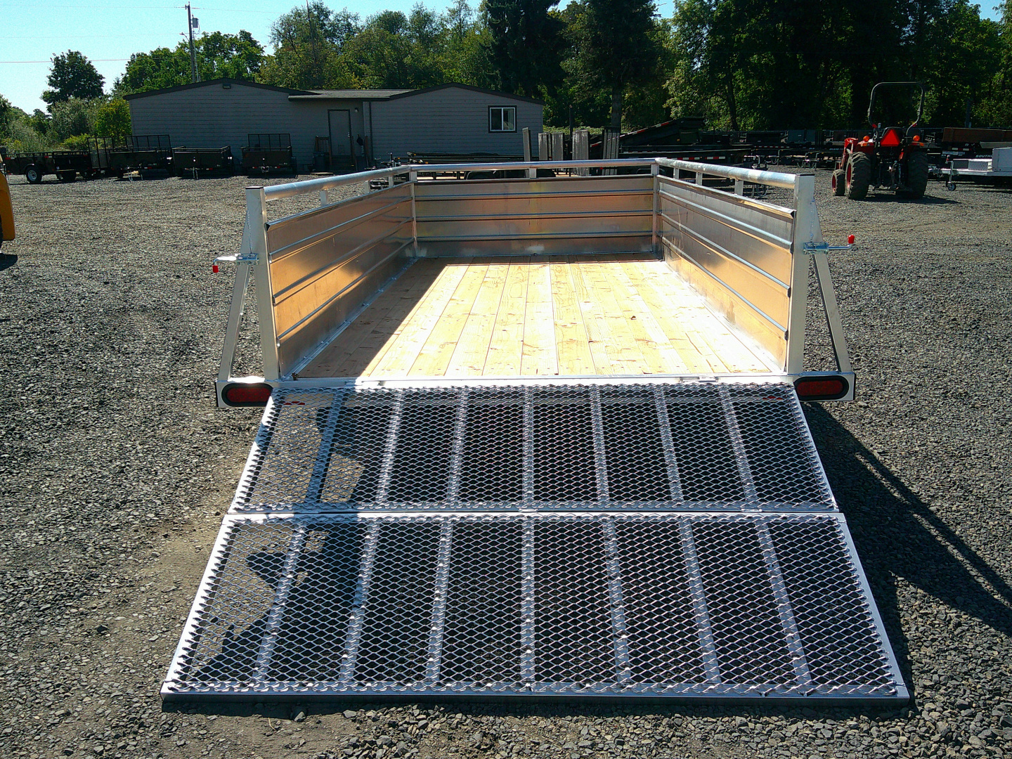 New 2026 Eagle Trailers 6x12 Aluminum Utility Trailer