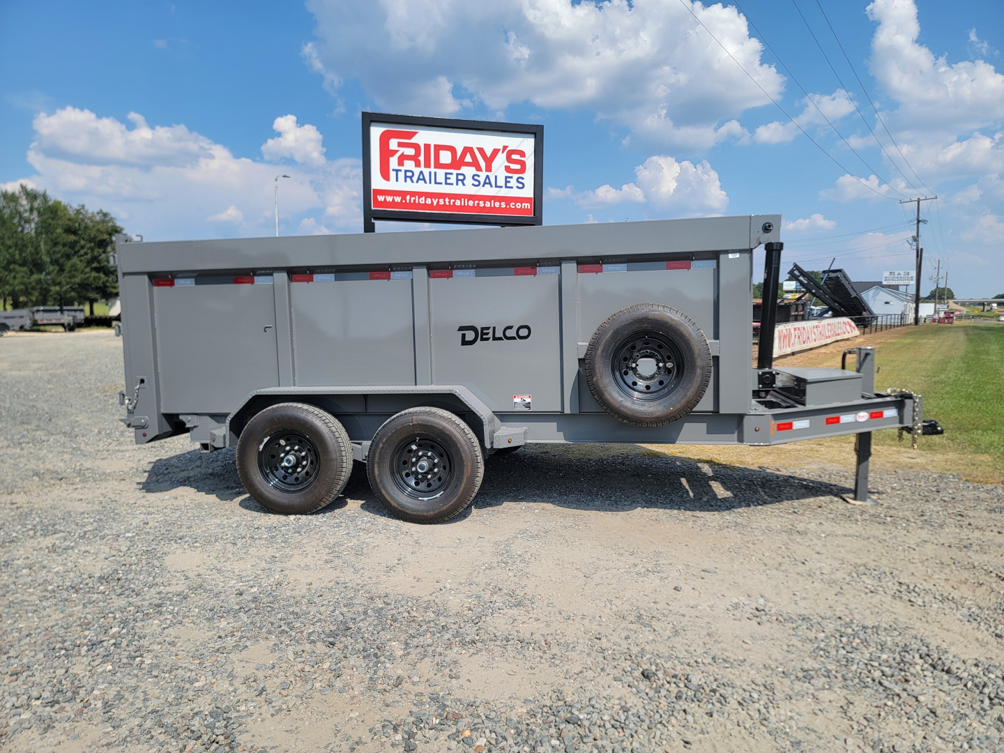 New 2025 Delco Trailers D5 14x83 Telescopic Dump Trailer
