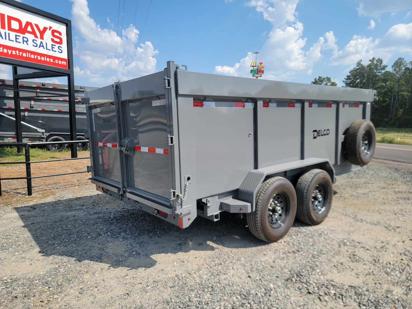 New 2025 Delco Trailers D5 14x83 Telescopic Dump Trailer