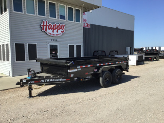 New 2026 PJ 83"x14' BP Tandem Axle Low Pro Dump w/ 24" Sides – DL