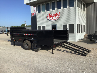 New 2026 PJ 82"x16' GN Tandem Axle HD Low Pro Dump w/ 36" Sides – DE