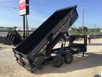 New 2026 PJ 82"x16' GN Tandem Axle HD Low Pro Dump w/ 36" Sides – DE