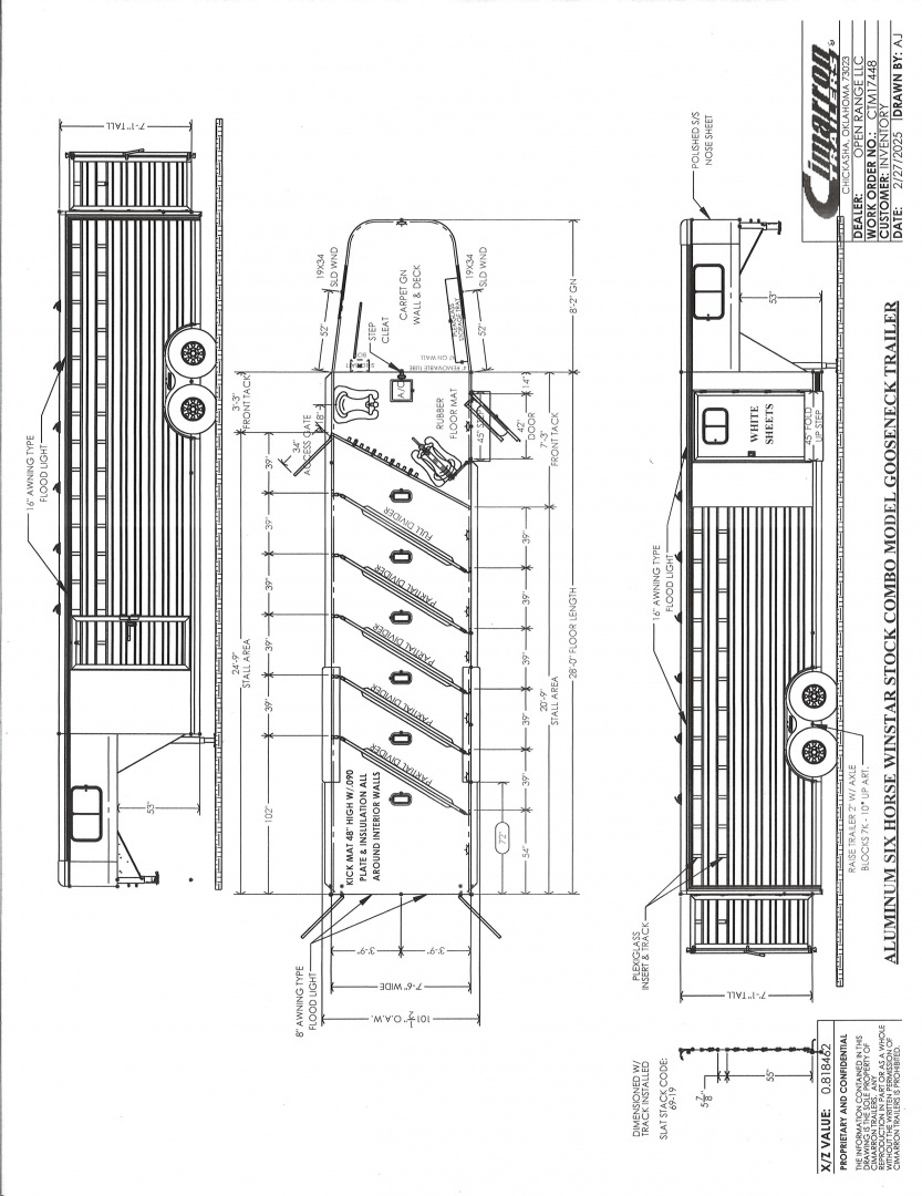 New 2026 Cimarron 6H Winstar Horse Trailer