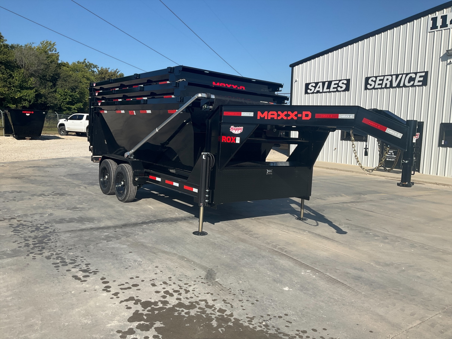 New 2026 MAXX-D 83"x14' 18K GN Roll-Off Trailer & 3 Bin Pkg. – ROX