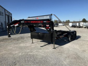 New 2026 MAXX-D 83"x14' 18K GN Roll-Off Trailer & 3 Bin Pkg. – ROX