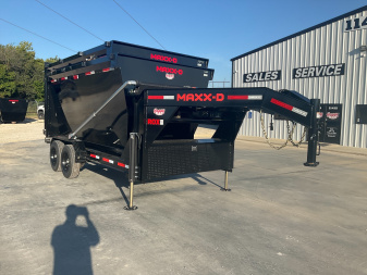 2026 MAXX-D 83"x14' 18K GN Roll-Off Trailer & 2 XL Bin Pkg. – ROX