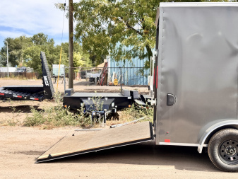 New 2025 Cross Trailers 7-14-1.5V Enclosed