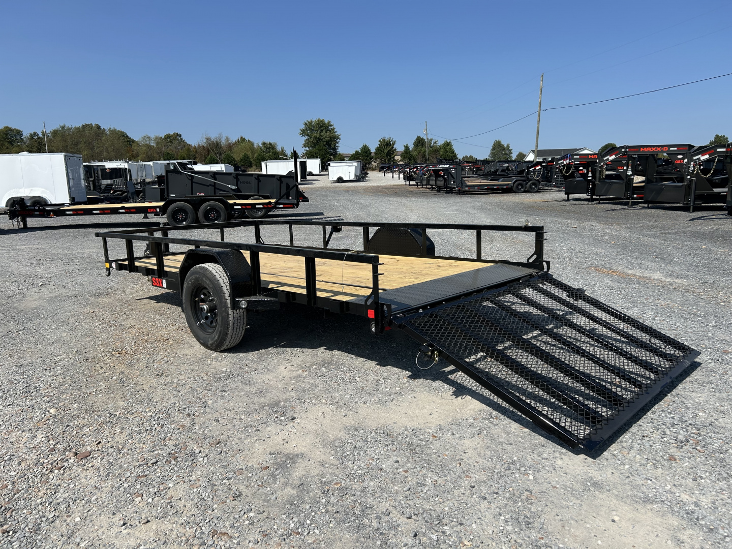 New 2026 MAXXD 83"x14' 5k Utility Trailer