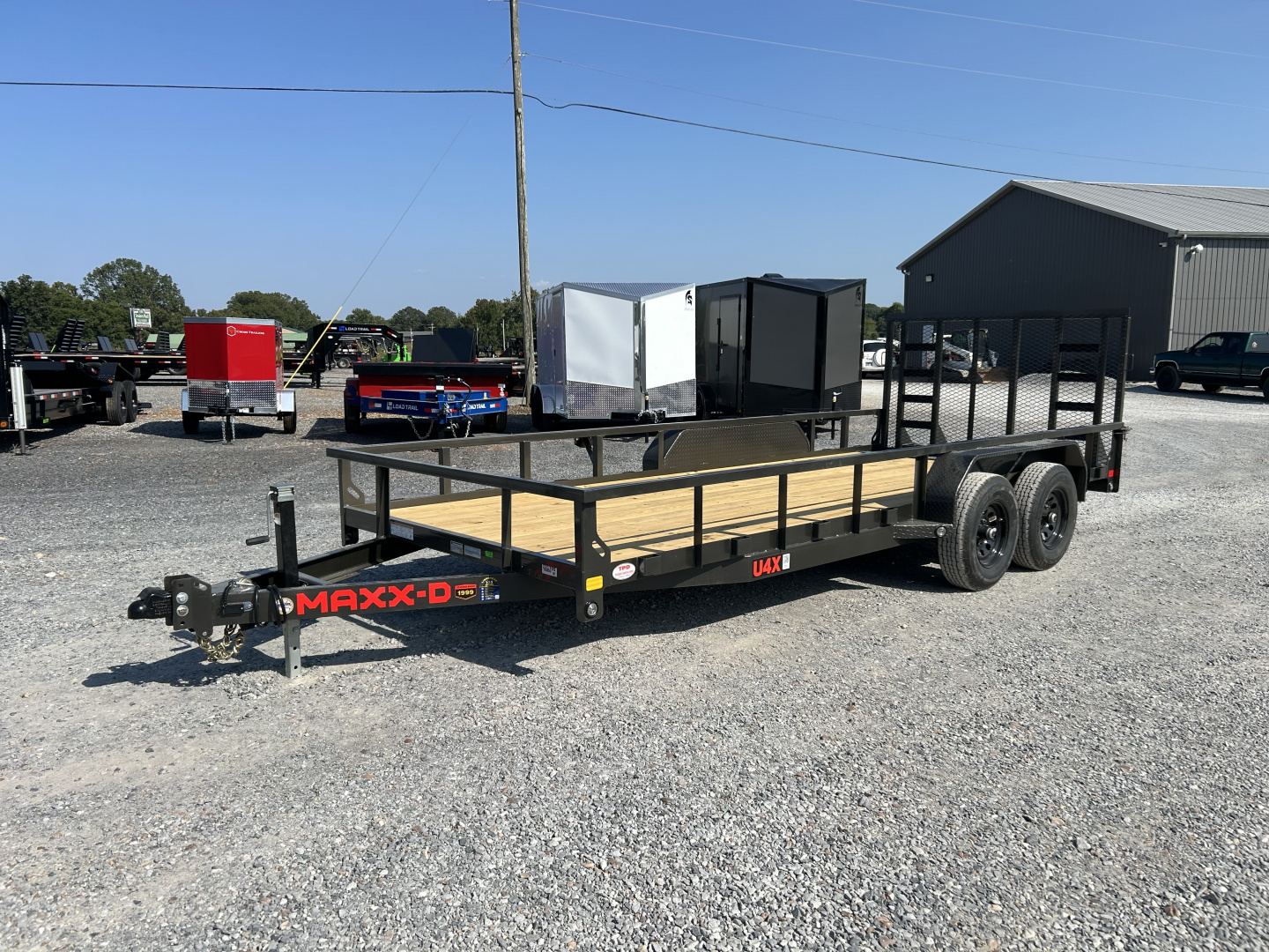 New 2026 MAXXD 83" X 18' 10K Utility Trailer