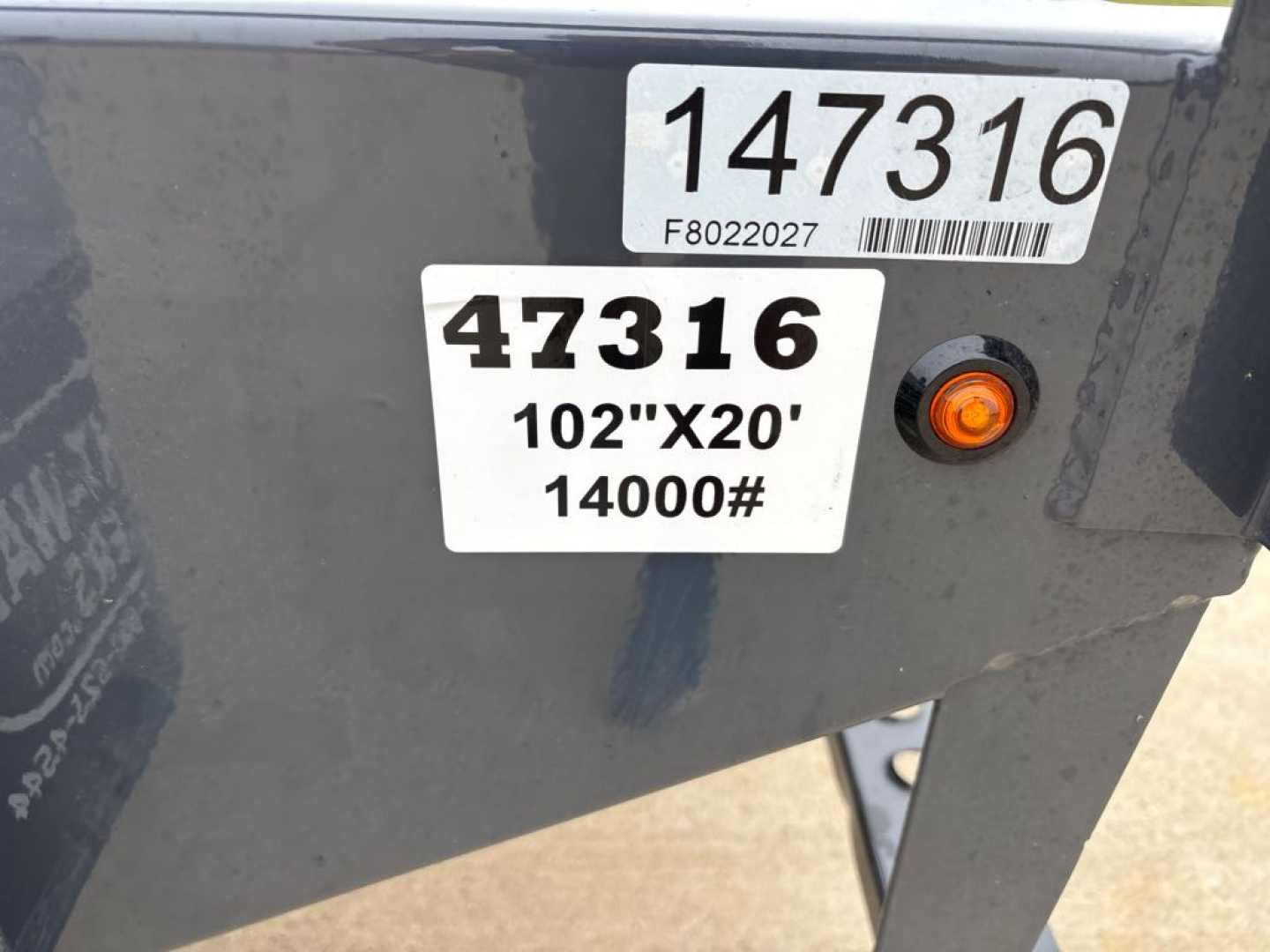 New 2026 Lamar Trailers F8022027 Utility Trailer