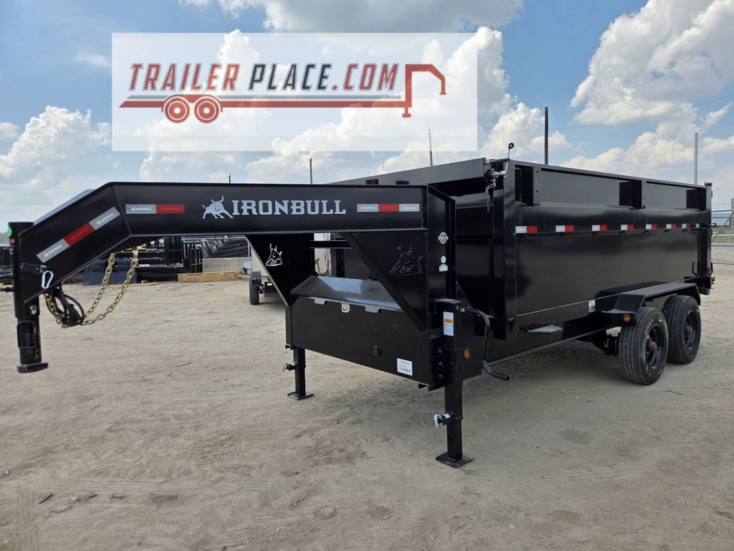 New 2026 IRON BULL 83"X16'x4' 22K DHG GOOSENECK DUMP TRAILER