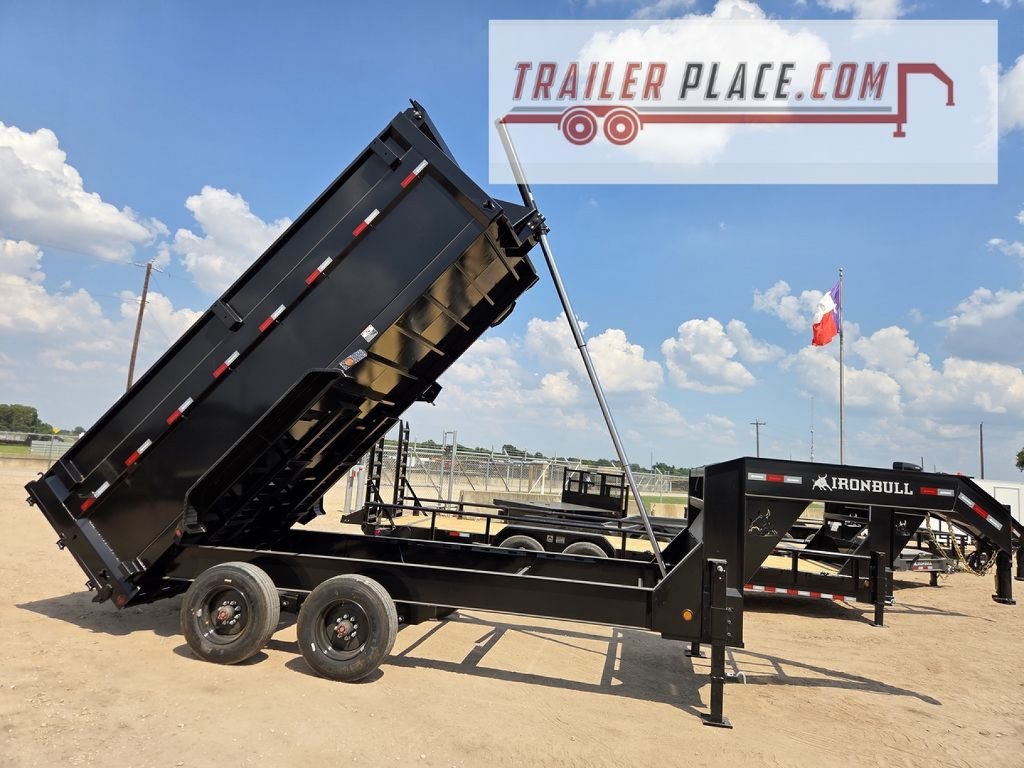 New 2026 IRON BULL 83"X16'x4' 22K DHG GOOSENECK DUMP TRAILER