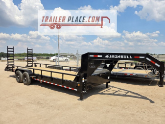 New 2026 IRON BULL 83"X24' 14K ETG W/ FOLD UP RAMPS