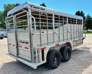 New 2026 Swift Built Trailers cattle trailer Stock / Stock Combo Trailer