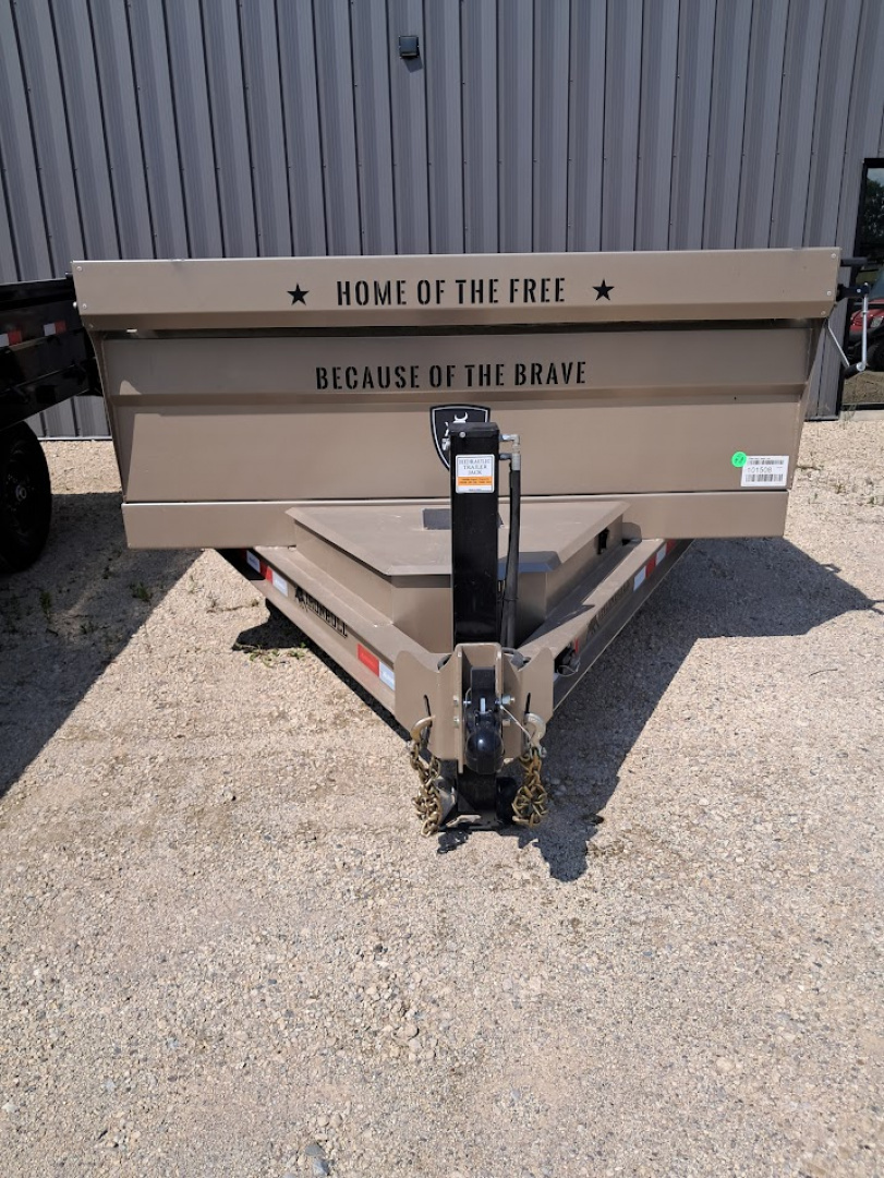 New 2026 Iron Bull DTB8314072_35000 Tan Sniper Series Dump Trailer
