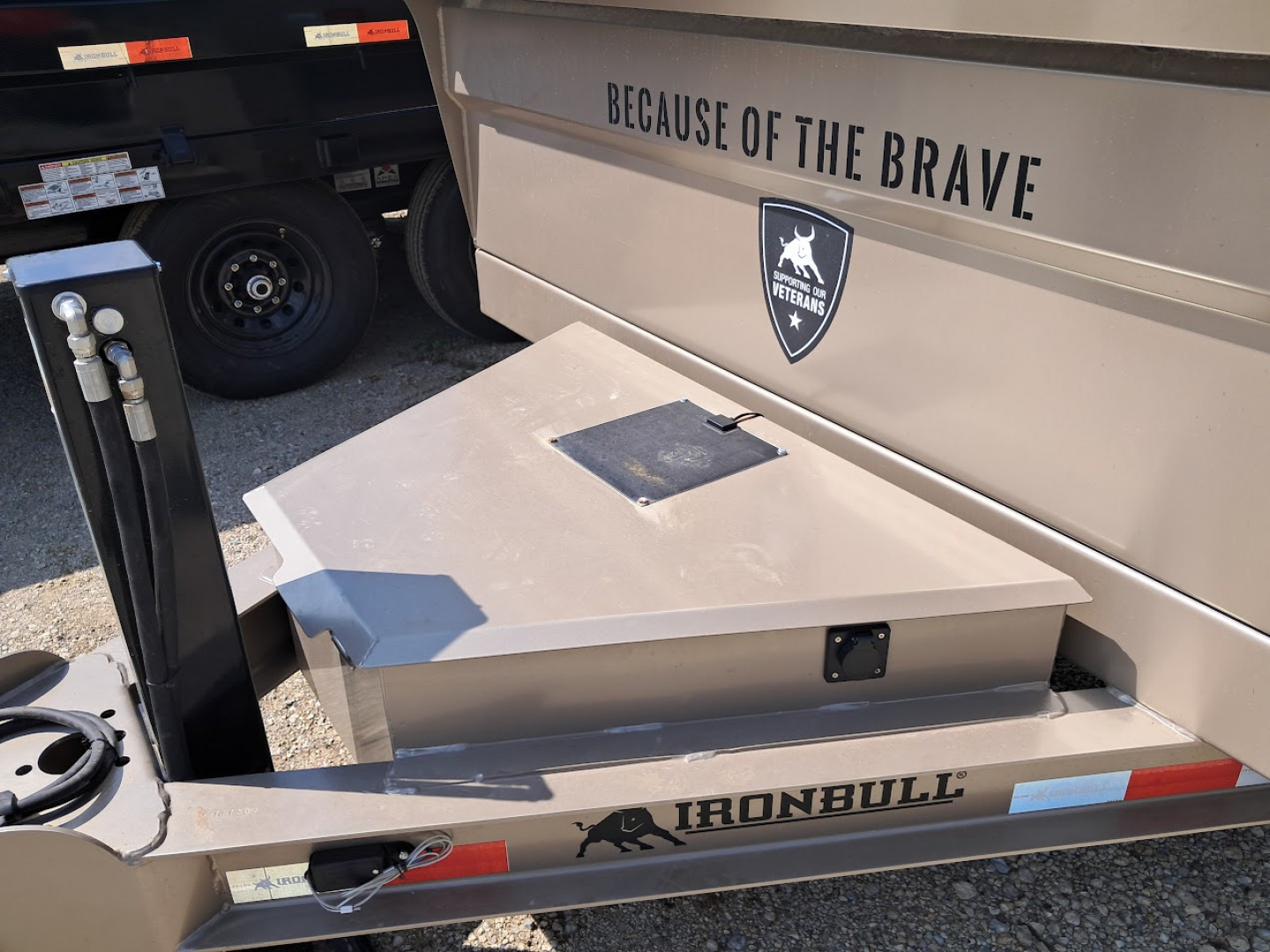 New 2026 Iron Bull DTB8314072_35000 Tan Sniper Series Dump Trailer