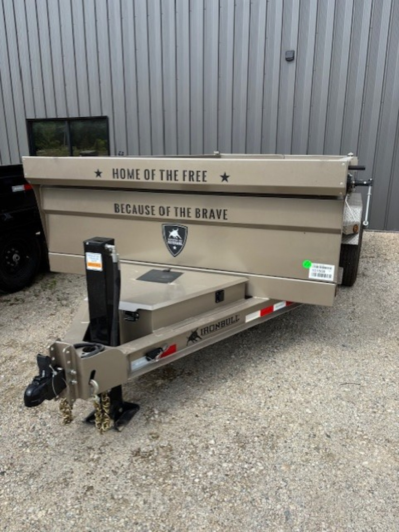 New 2026 Iron Bull DTB8314072_35000 Tan Sniper Series Dump Trailer