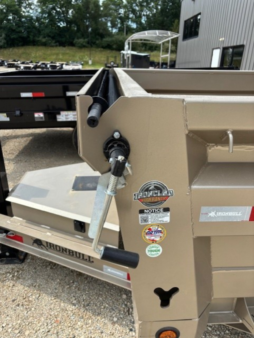 New 2026 Iron Bull DTB8314072_35000 Tan Sniper Series Dump Trailer