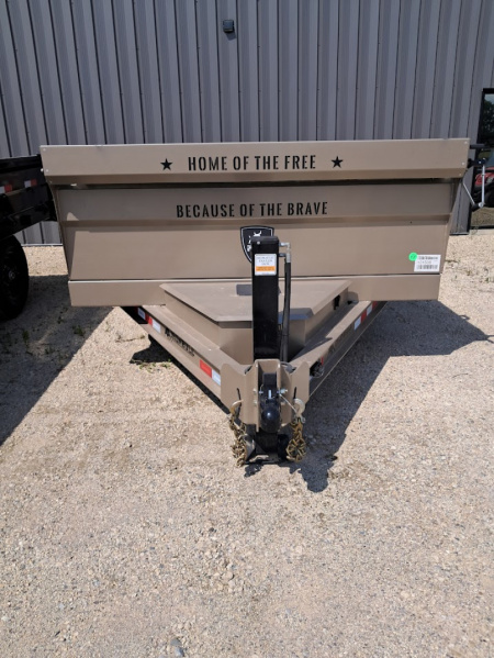 New 2026 Iron Bull DTB8314072_35000 Tan Sniper Series Dump Trailer