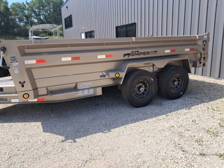 New 2026 Iron Bull DTB8314072_35000 Tan Sniper Series Dump Trailer