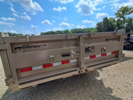 New 2026 Iron Bull DTB8314072_35000 Tan Sniper Series Dump Trailer