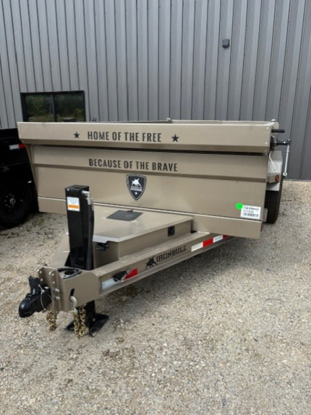 New 2026 Iron Bull DTB8314072_35000 Tan Sniper Series Dump Trailer