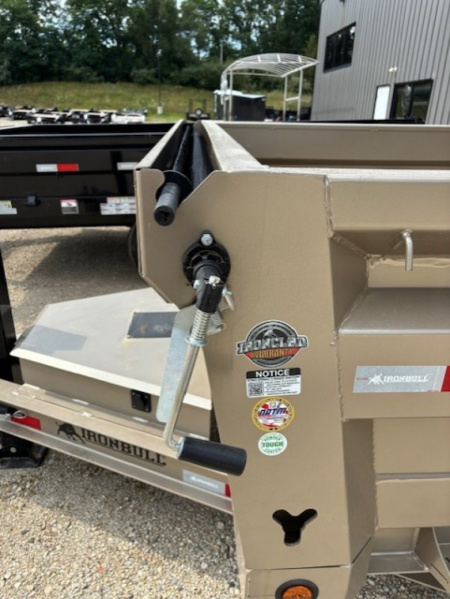 New 2026 Iron Bull DTB8314072_35000 Tan Sniper Series Dump Trailer