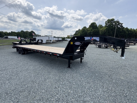 New 2025 Texas Bragg Trailers GN 35+5 20K Flatbed Trailer