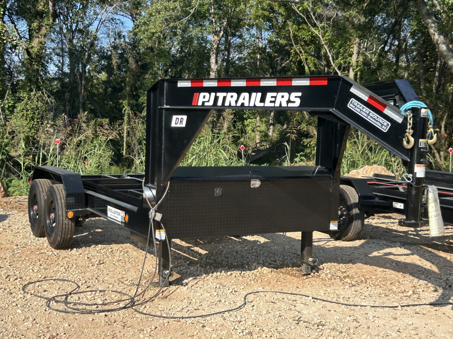 New 2025 PJ Trailers 7x14 18K Roll Off Dump Trailer