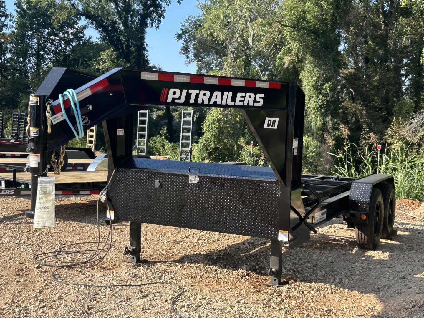 New 2025 PJ Trailers 7x14 18K Roll Off Dump Trailer