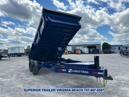 New 2026 Load Trail 7X14 14K Low Pro w/ 2' Sides Dump Trailer