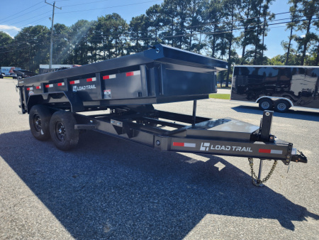 New 2026 Load Trail 7X14 14K Low Pro w/ 2' Sides Dump Trailer *FALL SALE*