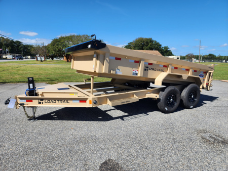 New 2026 Load Trail 7X14 14K Low Pro w/ 2' Sides Dump Trailer *FALL SALE*