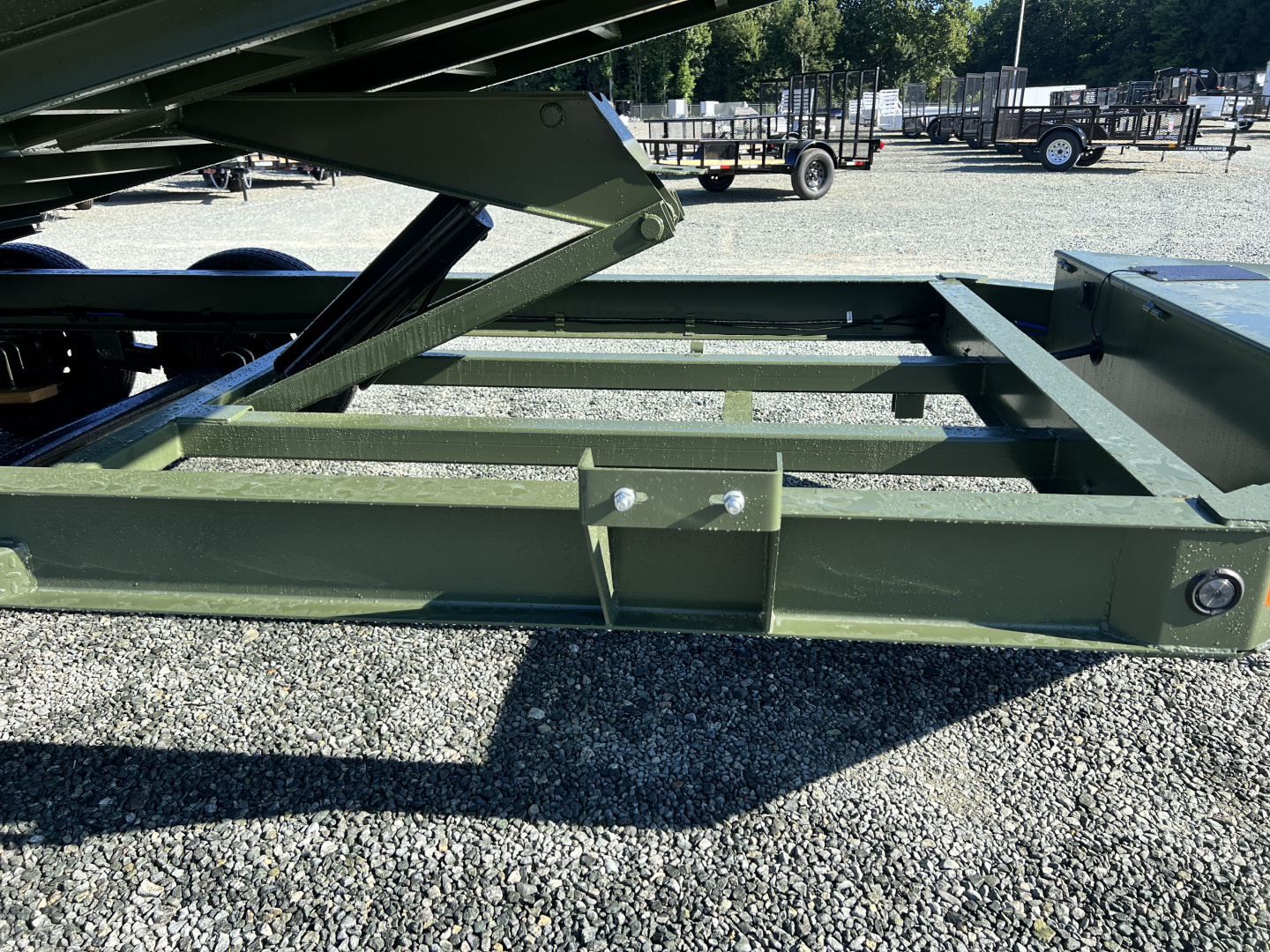 New 2026 Load Trail 7X16 14K Low Pro w/ 2' Sides Dump Trailer