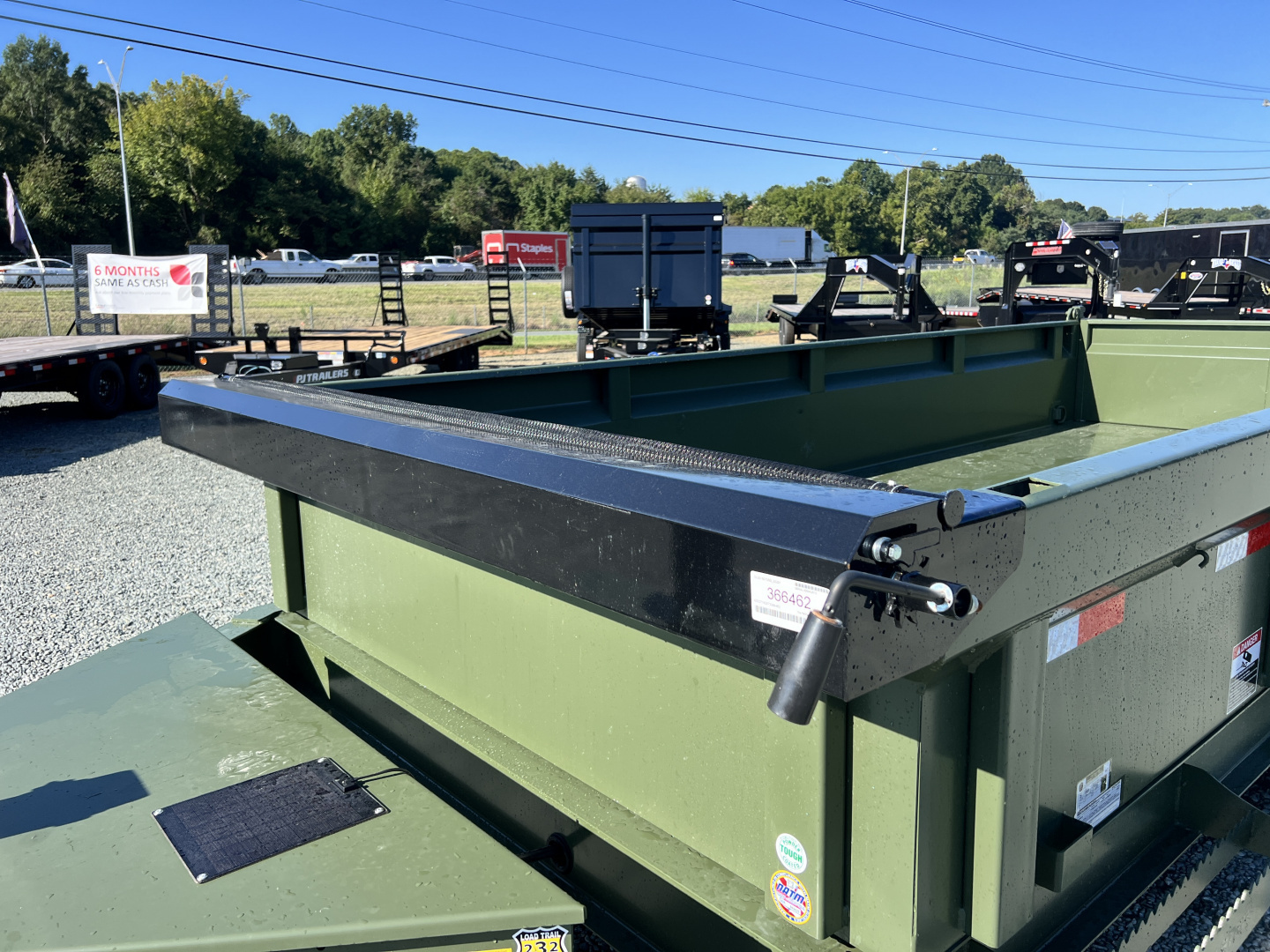 New 2026 Load Trail 7X16 14K Low Pro w/ 2' Sides Dump Trailer