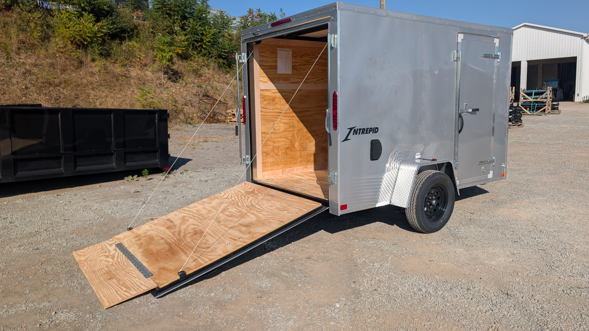 New 2026 Homesteader 6x10 Intrepid V-Nose Cargo Trailer w/ Ramp Door