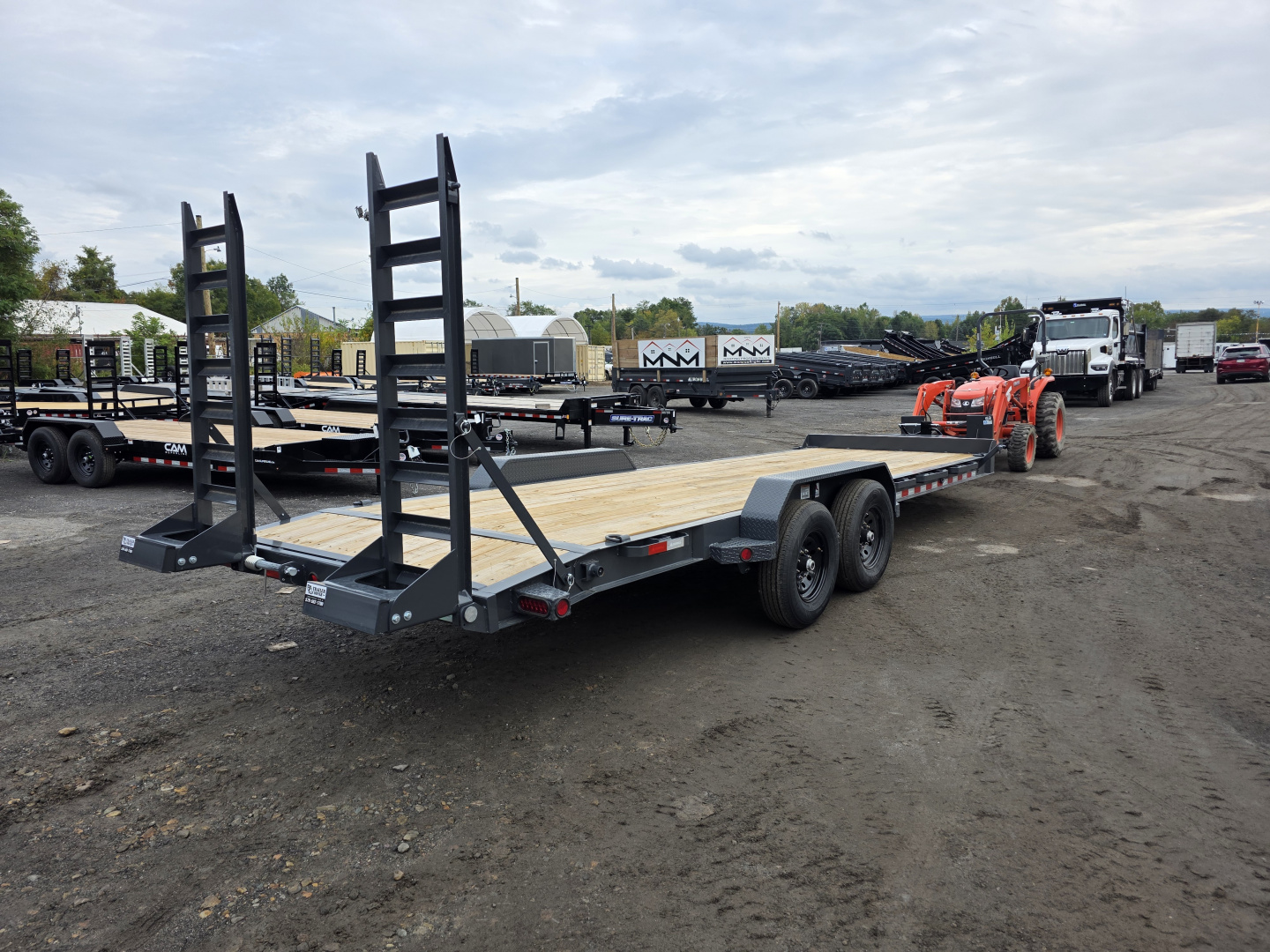 New 2026 Iron Bull EWB 7X24 14K - KNEE RAMPS Equipment Trailer