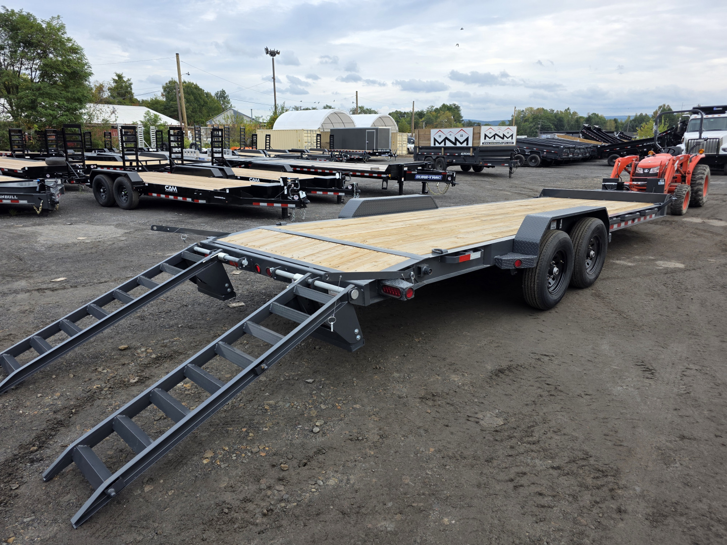 New 2026 Iron Bull EWB 7X24 14K - KNEE RAMPS Equipment Trailer