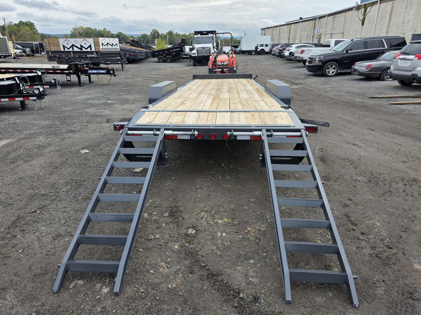 New 2026 Iron Bull EWB 7X24 14K - KNEE RAMPS Equipment Trailer