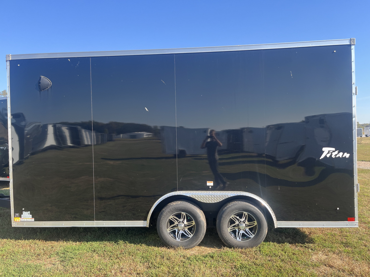 New 2026 Stealth Trailers Titan 8.5X16x90" tall w/Polycore skin & Alum. Rims Cargo / Enclosed Trailer