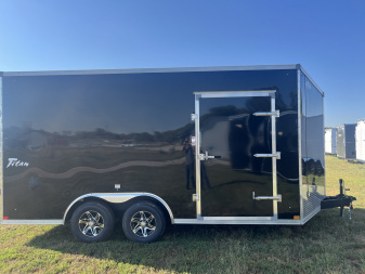 New 2026 Stealth Trailers Titan 8.5X16x90" tall w/Polycore skin & Alum. Rims Cargo / Enclosed Trailer