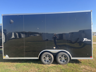 New 2026 Stealth Trailers Titan 8.5X16x90" tall w/Polycore skin & Alum. Rims Cargo / Enclosed Trailer