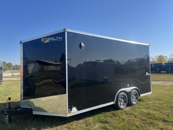 New 2026 Stealth Trailers Titan 8.5X16x90" tall w/Polycore skin & Alum. Rims Cargo / Enclosed Trailer